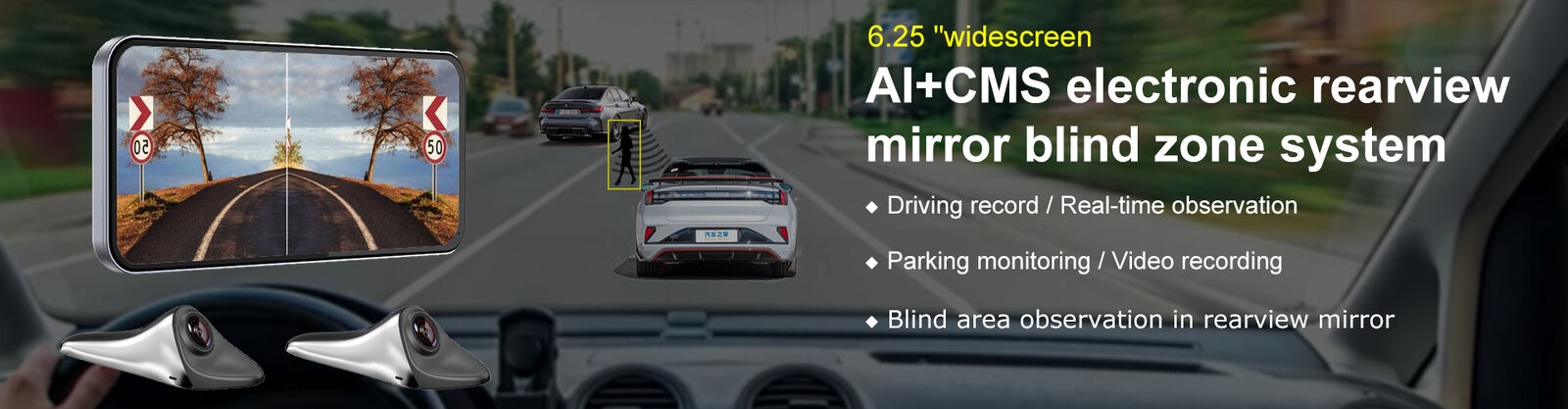 macchina fotografica dell'automobile di visione notturna