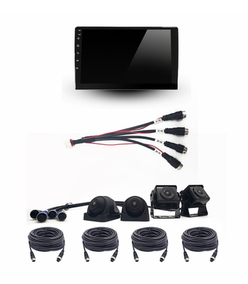 qualità  Wired RV Backup Car Multimedia Navigation System 10in Dual Split Screen 9 To 36V fabbrica