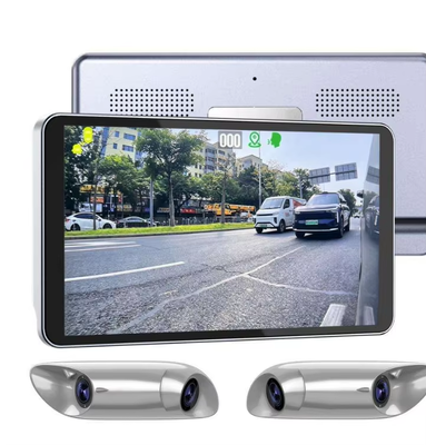qualità  6 Inch Electronic Rearview Mirror Monitor System with Dual Side Shark Fin Cameras and AHD 1080P HD Blind Spot Monitoring Kit fabbrica