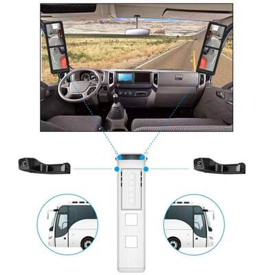 Qualità  Large 15.88Inch 2.5D Touch Screen Electronic Rearview Mirror With Waterproof Reverse Backup Camera Monitor for Yutong Bus fabbrica