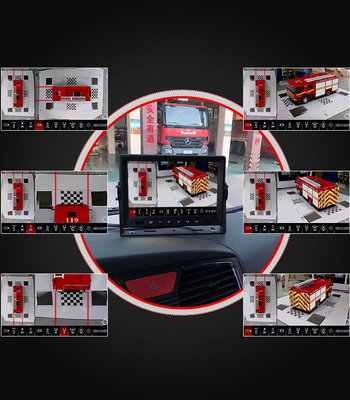 Macchina fotografica di sostegno 4CH HD 1080P del camion commerciale del sistema di sicurezza della macchina fotografica dell'automobile IP67
