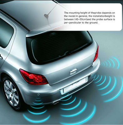 Sistema di parcheggio radar a 8 sensori a copertura completa con display a LED e avviso acustico per auto e camion