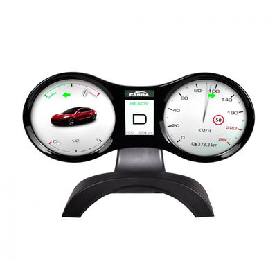 Cruscotto digitale LCD completo da 12,3 pollici per Tesla Model 3 e Model Y con installazione plug-and-play e sincronizzazione dei dati originali dell'auto