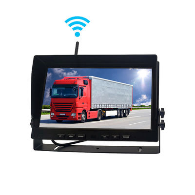 Sistema di telecamere wireless 2.4Ghz, monitor AHD 1080P da 10,1 pollici, telecamera di retromarcia wireless per carrello elevatore, carrello retrattile, trattore e auto, OEM disponibile