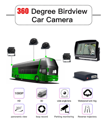 Sistemi inversi impermeabili DC12V 24V della macchina fotografica dell'automobile di Digital 360