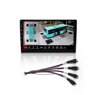 10 pollici 360° Sistema di telecamere panoramiche per veicoli 3D Surround View 1080P Registratore video con GPS 4G Wi-Fi Supporto Servizio OEM ODM