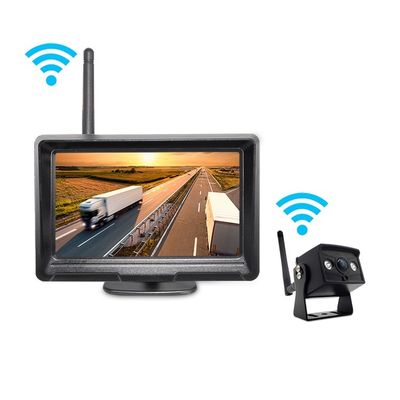 Monitor per auto retrovisore wireless WiFi visione notturna, telecamera di retromarcia wireless con garanzia di 1 anno per veicoli commerciali pesanti Scania