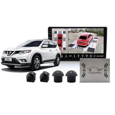 Kit telecamera panoramica per auto ad alta definizione a 360° Sistema di monitoraggio del parcheggio surround Bird Eye View 1080P per auto universali