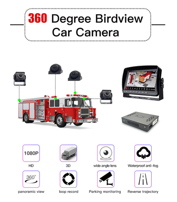 Sistema di sostegno 10in della macchina fotografica di DC12V per il rimorchio Van Quad Split Screen Monitor del camion di rv