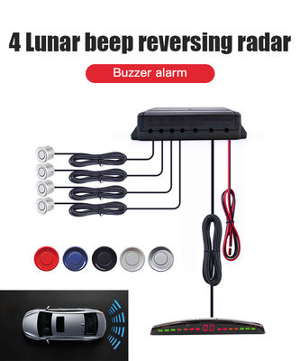 Car Parking Sensor System 12V Vehicle Reversing Kit with LED Display and Beep Alarm