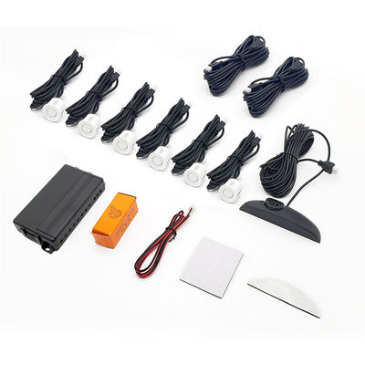 Kit Radar di Parcheggio a 6 Sensori per Auto, Sistema di Rilevamento Posteriore, Assistenza alla Retromarcia per Veicoli
