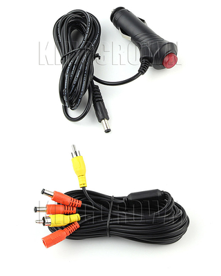 Accessori inossidabili della macchina fotografica dell'automobile del cavo 7m della spina dell'accendino di DC24V per la camma del un poco