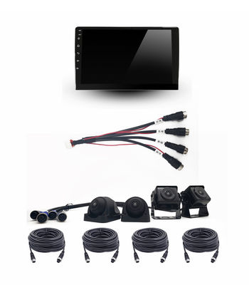  10-Inch 360° Panoramic Vehicle Camera System, 3D Surround View, 1080P Recording, GPS 4G WiFi, OEM ODM Available