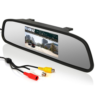 Specchietti retrovisori di regolazione automatici del veicolo di luminosità 4,3&quot; schermo LCD con il supporto universale