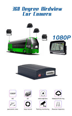 Bus 360° Surround View Camera System with 10-Inch Monitor and Waterproof Reversing Camera