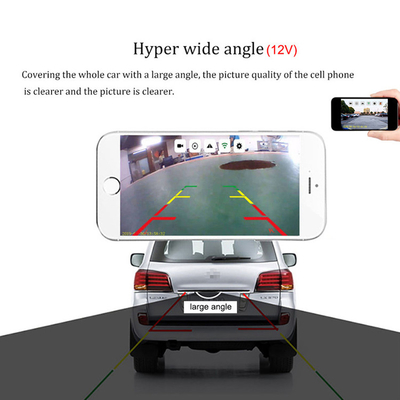 Telecamere per auto Wi-Fi grandangolari da 170 gradi Vista posteriore Retromarcia Visione notturna chiara