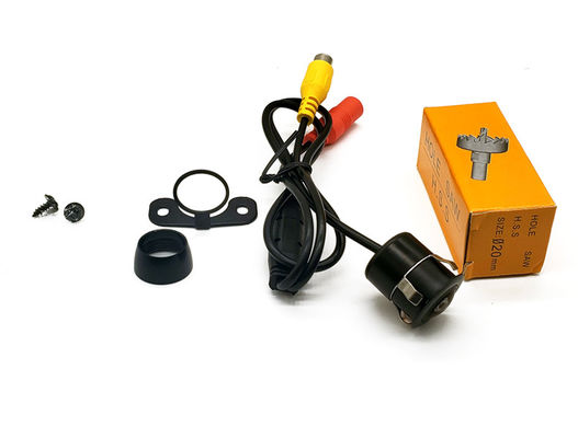 Telecamera per retromarcia per auto con visione notturna, design a filo e kit di installazione