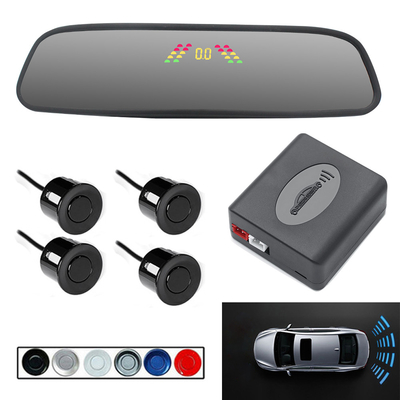 Sistema radar di riserva Automobile Autoveicolo Retro 4 Sensori di parcheggio con specchio