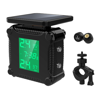 Sistema di monitoraggio della pressione per motocicli con monitor 1.5 ̊ Controlla la pressione dei pneumatici durante la guida