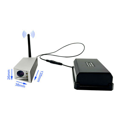 Sistema di telecamere per retrovisione senza fili HD da 7 pollici per carrelli elevatori DVR 1080P IP68 Copertura completa del veicolo con batteria magnetica impermeabile