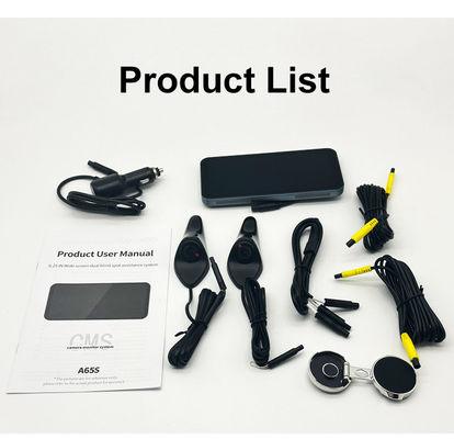 1080P Sharp fin Car Rearview Camera with IP67 9'' Monitor Wide Angle for Easy Reversing