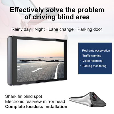 Sistemi di monitoraggio del punto cieco delle automobili universali con sensore 720P e ingresso video CVBS/AHD