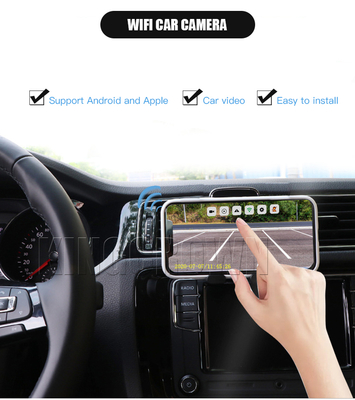 Telecamera di retromarcia wireless universale per auto 720P 140 gradi