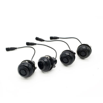 Sistema di telecamera di backup inverso con 4 sensori radar, kit di sensori di parcheggio Buzzer Alarm per il retrocesso sicuro dell'auto, accessorio per la sicurezza automobilistica, visione notturna HD