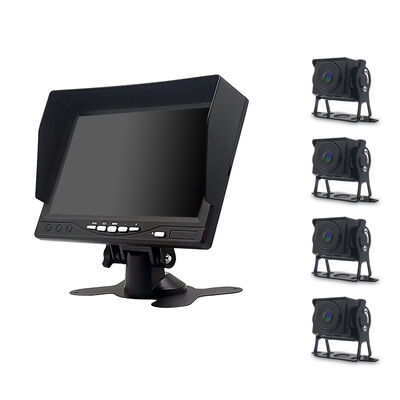 Sistema di telecamere a 4 canali con schermo IPS da 7 pollici per visualizzazione in tempo reale e assistenza al parcheggio