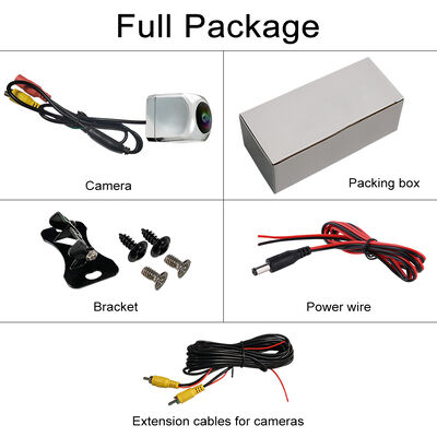 Telecamera per auto universale AHD 1080P Visione notturna integrata IP67 impermeabile 170° Grande angolo rilevamento del movimento Sistema di monitoraggio della sicurezza degli aiuti al parcheggio