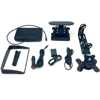 Camera retrovisoria di assistenza per l'invertimento dell'auto, visione notturna WiFi impermeabile con energia solare e batteria
