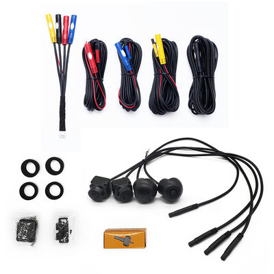 720P 1080P Universal 360° Surround View Camera Sistema impermeabile Visione notturna Frontale Posteriore Sinistra Retta Fotocamere inverse