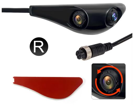 2 in 1 AHD 1080P Fotocamera a vista laterale del veicolo Sistema di monitoraggio del punto cieco Impermeabile senza perforazione Facile da installare Fotocamera di sicurezza del veicolo