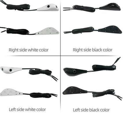 Telecamera ausiliaria per veicoli con ampio angolo di visione per il monitoraggio laterale e l'osservazione dell'angolo cieco