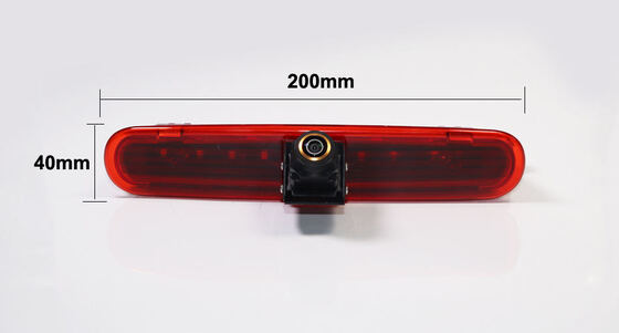 Telecamera posteriore AHD 1080P con obiettivo fisheye da 170°, telecamera con luce freno a LED per Volkswagen VW Caddy Panel Life 2003-2019 OEM