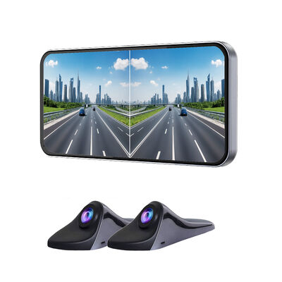 6.25-Inch HD Electronic Rearview Mirror System with Night Vision, Left and Right Cameras, Blind Spot Assist and DVR Recording