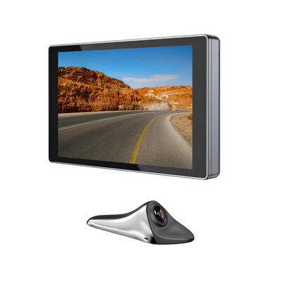 Sistema di visualizzazione della zona cieca con telecamera retrovisore a pinna di squalo e schermo LCD da 5 pollici per il monitoraggio del punto cieco ad angolo largo di 150°