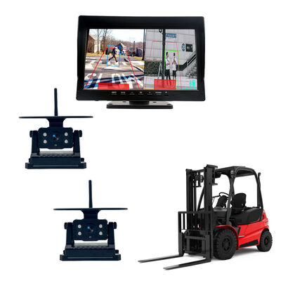 Sistema di telecamere personalizzabile a 4 canali con display da 7 pollici per veicoli | Sistema di monitoraggio HD Quad View per vendita all'ingrosso e al dettaglio