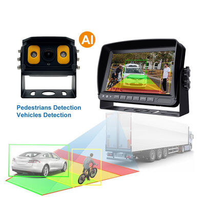 Universal AHD 1080P Camera di vista anteriore e posteriore IP68 impermeabile 12V Sistema di backup inverso per camion Autobus scolastico Autoveicoli della flotta di autobus