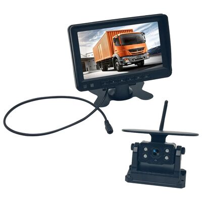 Sistema di telecamere personalizzabile a 4 canali con display da 7 pollici per veicoli | Sistema di monitoraggio HD Quad View per vendita all'ingrosso e al dettaglio