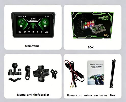 Sistema di telecamere anteriore e posteriore per motociclette con display AHD 1080P e in tempo reale