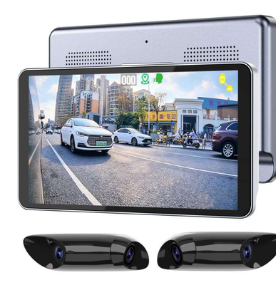 Specchietto retrovisore elettronico a doppia lente 1080P Display ad alta luminosità da 6 pollici Corpo in alluminio ultrasottile Telecamera per specchietto retrovisore per veicolo impermeabile per auto