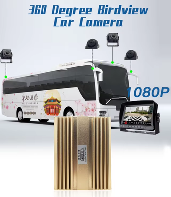 Sistema di telecamere per camion pesanti con vista panoramica a 360 gradi a 4 canali con monitoraggio della vista circostante