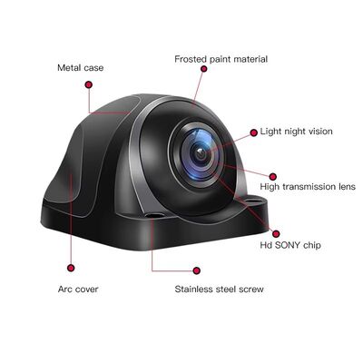 Sistema di punti ciechi per camion AHD 1080P con visione notturna IR e sistema di monitoraggio dei veicoli impermeabile IP68