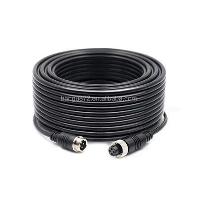 Cavo di connettore per l'aviazione 4PIN con nucleo di rame puro IP67 impermeabile e design flessibile a spirale per telecamere dei veicoli
