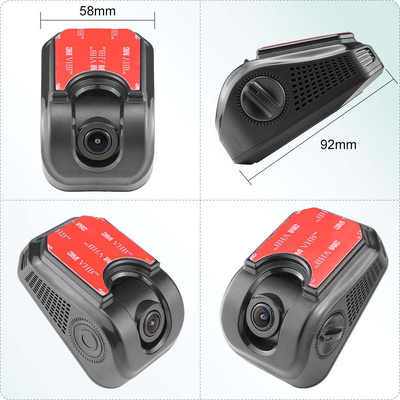 Fotocamera anteriore impermeabile universale AHD 1080P, visione notturna montata sul parabrezza con angolo regolabile per camion e autobus HYMER