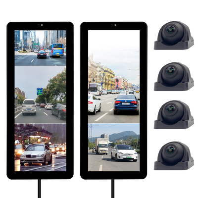 Telecamera posteriore per targa 1080P con visione notturna regolabile e 4 o 8 luci IR per retromarcia auto