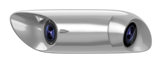 Telecamera per punto cieco a doppio obiettivo con connettore AHD 1080P a 4 pin per auto