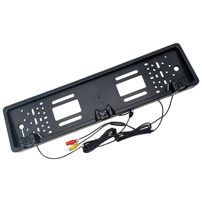 Telecamera con telaio targa automobilistica UE di vendita calda, telecamera di parcheggio per retromarcia con retromarcia impermeabile IP67 con kit radar, OEM disponibile