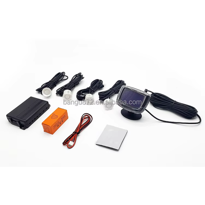 Set di sensori di parcheggio per auto, allarme con display LCD con 4 sensori radar, sistema di monitoraggio rilevatore radar di retromarcia per Subaru Impreza